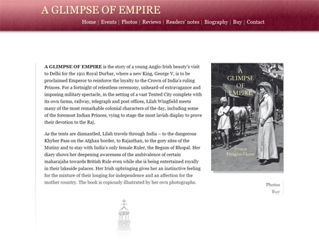 A Glimpse of Empire site screenshot